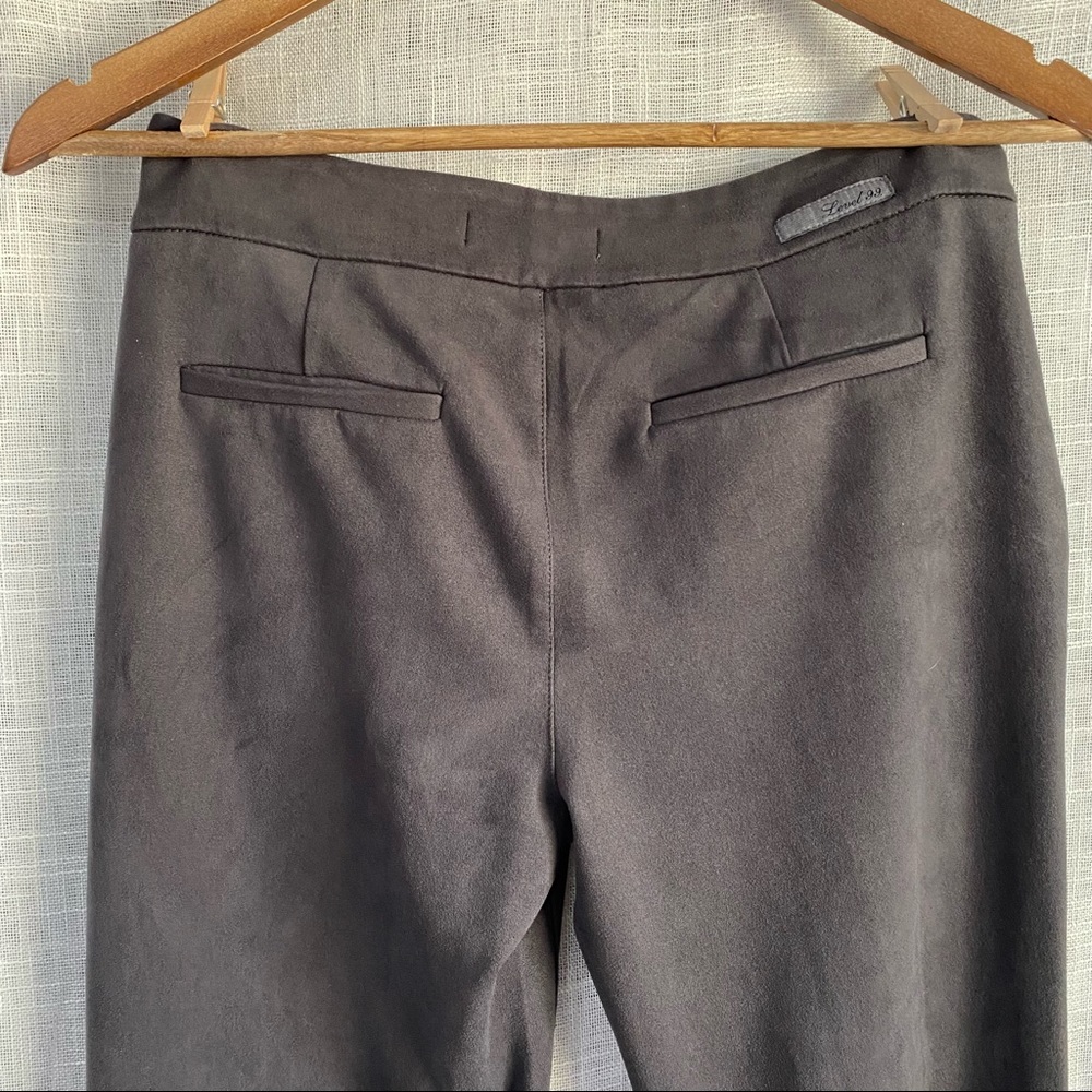 NWT Level 99 Suede Look Flare Pants - Picture 7 of 8